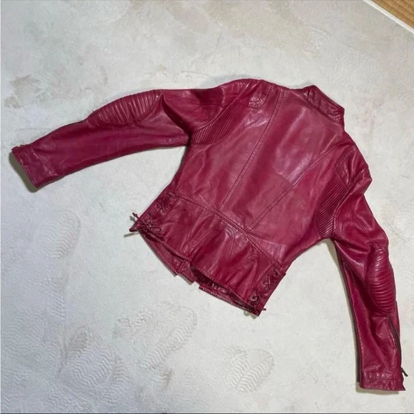 Vintage Donna Karan double rider's moto jacket - Picture 10 of 10